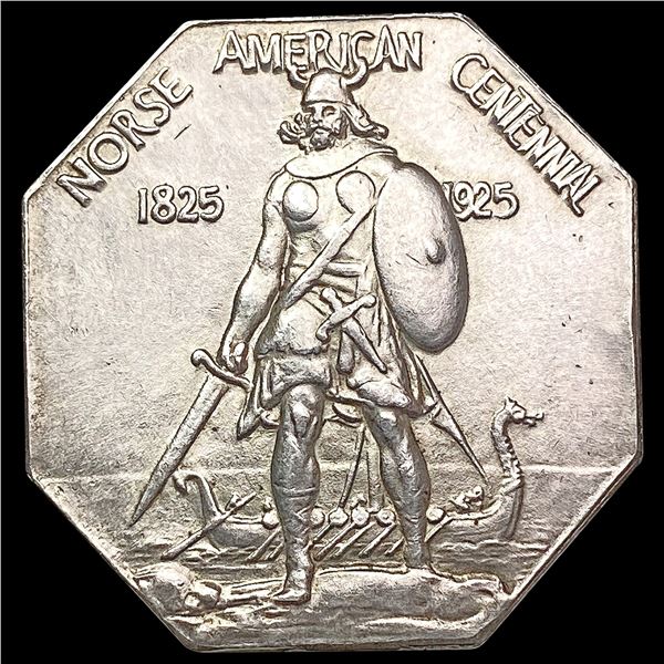 1925 SILV. Norse Am. Centen. Medal UNCIRCULATED