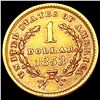 Image 2 : 1853 Rare Gold Dollar CLOSELY UNCIRCULATED