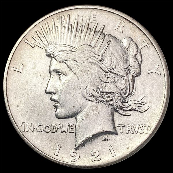 1921 Silver Peace Dollar CLOSELY UNCIRCULATED
