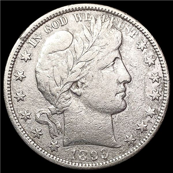 1893-O Barber Half Dollar LIGHTLY CIRCULATED
