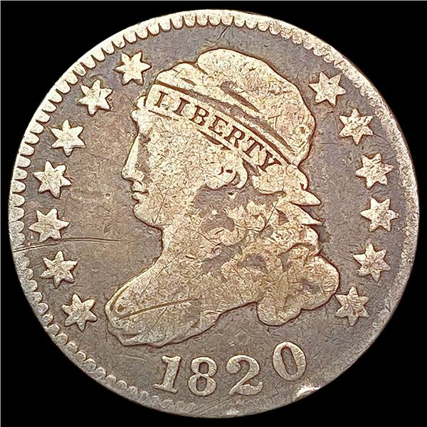 1820 Capped Bust Dime NICELY CIRCULATED