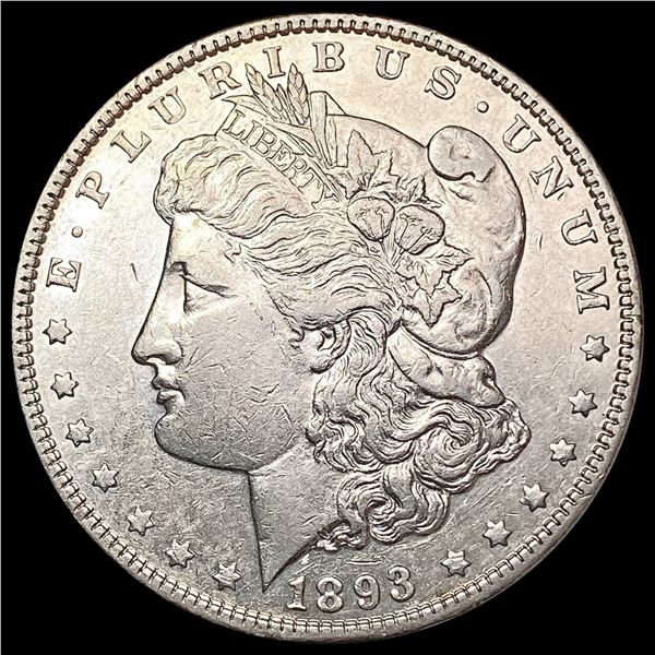1893 Morgan Silver Dollar CLOSELY UNCIRCULATED