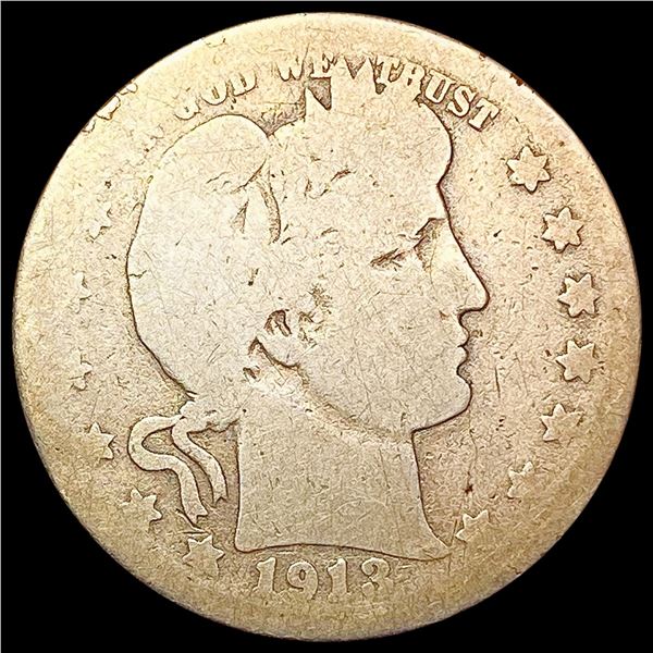 1913-S Barber Quarter NICELY CIRCULATED