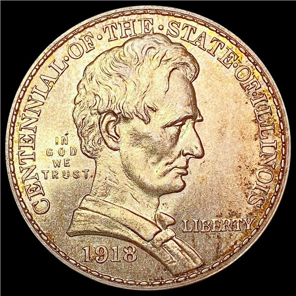 1918 Illinois Half Dollar UNCIRCULATED