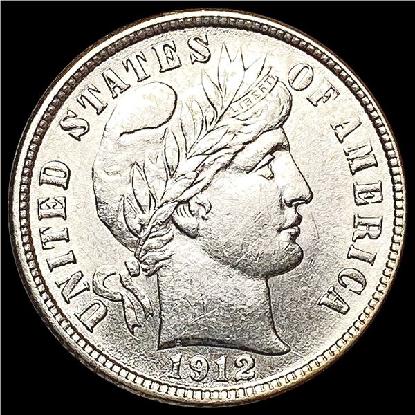 1912 Barber Dime UNCIRCULATED