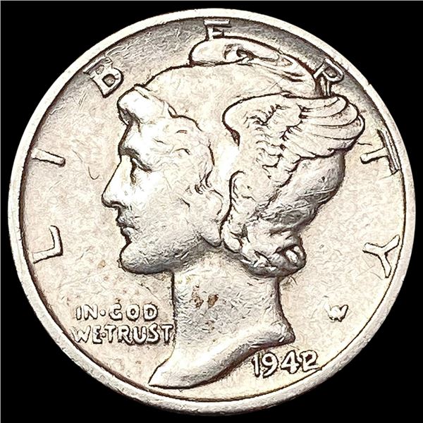 1942/1 Mercury Dime NEARLY UNCIRCULATED