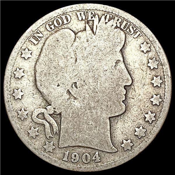 1904-S Barber Half Dollar NICELY CIRCULATED