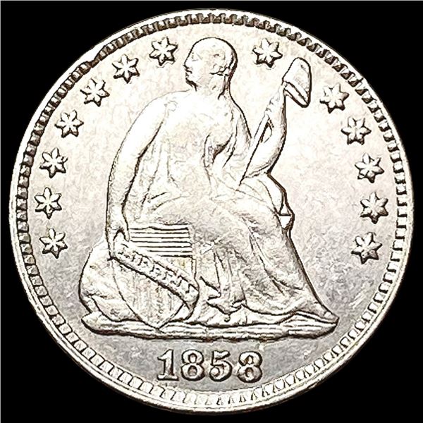 1858 Seated Liberty Half Dime CLOSELY UNCIRCULATED