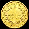 Image 2 : 1851-O Rare Gold Dollar CLOSELY UNCIRCULATED