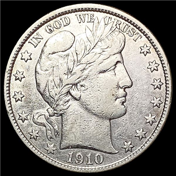 1910-S Barber Half Dollar CLOSELY UNCIRCULATED