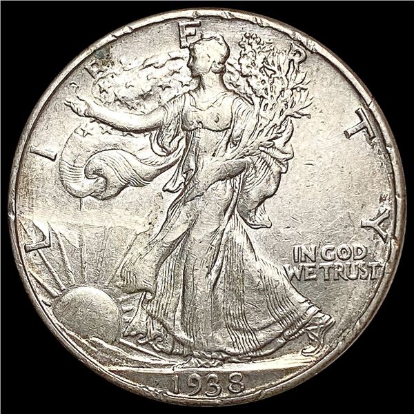 1938-D Walking Liberty Half Dollar CLOSELY UNCIRCULATED