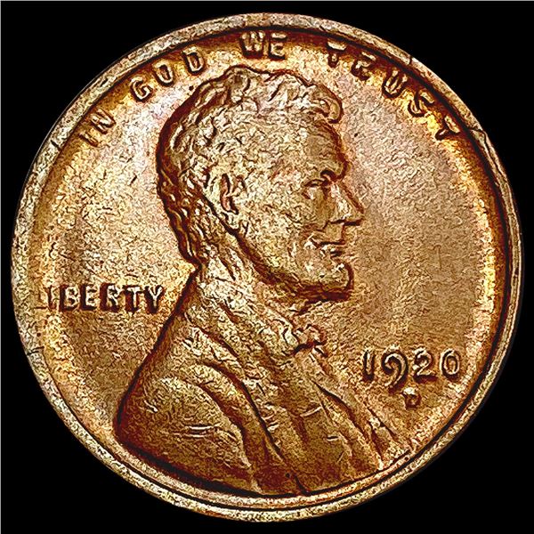 1920-D Wheat Cent CHOICE AU