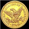 Image 2 : 1856 $2.50 Gold Quarter Eagle CLOSELY UNCIRCULATED