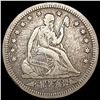 Image 1 : 1853 Arrows, Rays Seated Liberty Quarter NICELY CIRCULATED