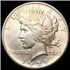 Image 1 : 1921 Silver Peace Dollar CLOSELY UNCIRCULATED