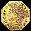 Image 1 : 1875 BG-798 Octagonal California Gold Quarter CHOICE AU