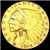 Image 1 : 1914-D $2.50 Gold Quarter Eagle CLOSELY UNCIRCULAT