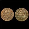 Image 2 : 1818, 1837 US Large Cent Collection [2 Coins] LIGHTLY CIRCULATED