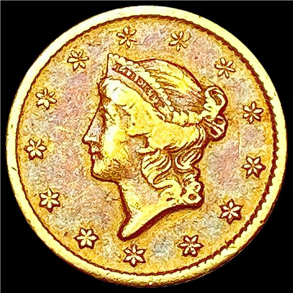 1849-O Rare Gold Dollar NEARLY UNCIRCULATED