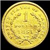 Image 2 : 1851 Rare Gold Dollar CLOSELY UNCIRCULATED