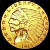 Image 1 : 1913 $2.50 Gold Quarter Eagle CLOSELY UNCIRCULATED