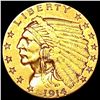 Image 1 : 1914 $2.50 Gold Quarter Eagle CLOSELY UNCIRCULATED