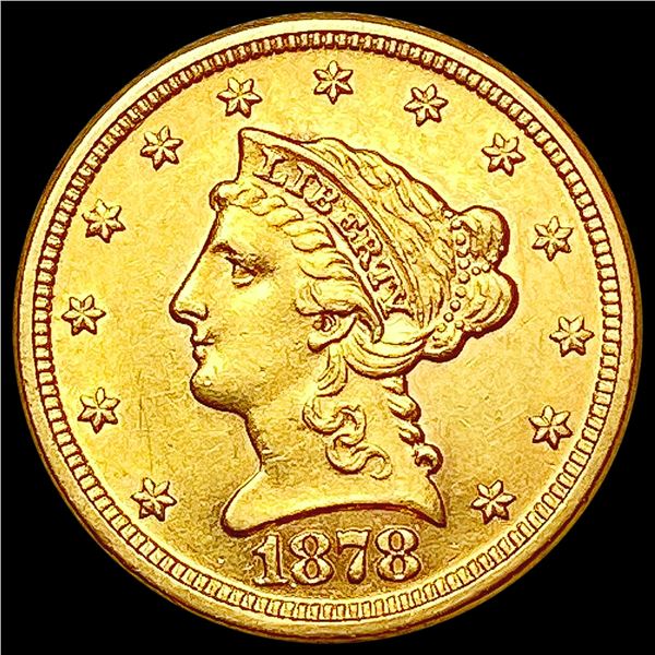 1878 $2.50 Gold Quarter Eagle UNCIRCULATED