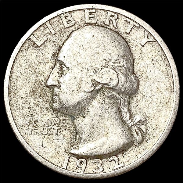 1932-S Washington Silver Quarter LIGHTLY CIRCULATED