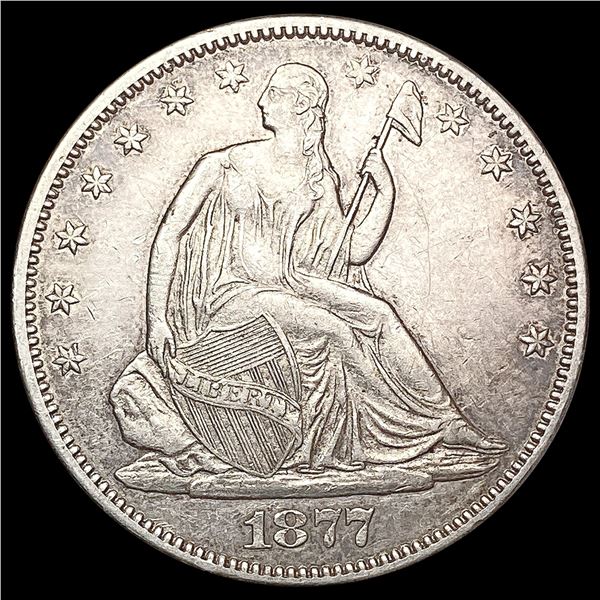 1877-S Seated Liberty Half Dollar CLOSELY UNCIRCULATED
