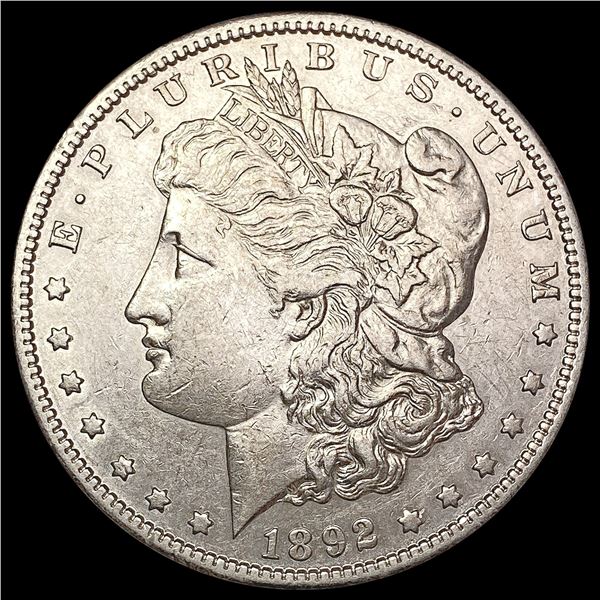 1892-S Morgan Silver Dollar CLOSELY UNCIRCULATED