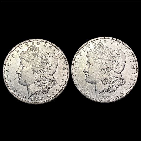 [2] 1887 Morgan Silver Dollar UNCIRCULATED