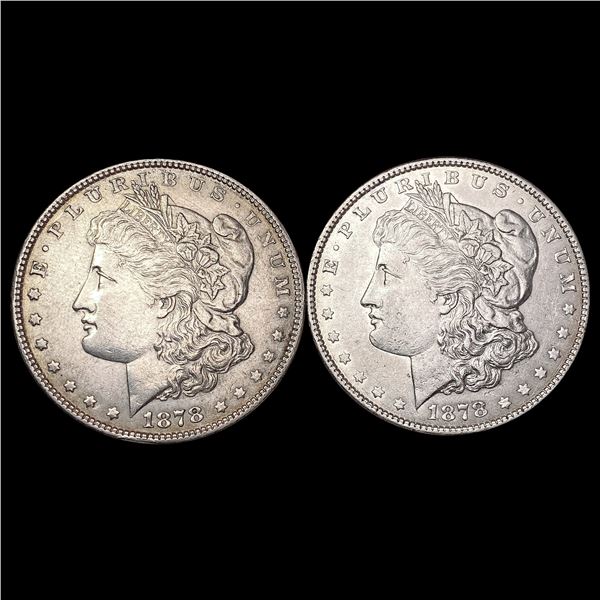 [2] 1878 Morgan Silver Dollar HIGH GRADE
