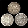 Image 2 : [3] 1837-1872 Seated Liberty Half Dime HIGH GRADE