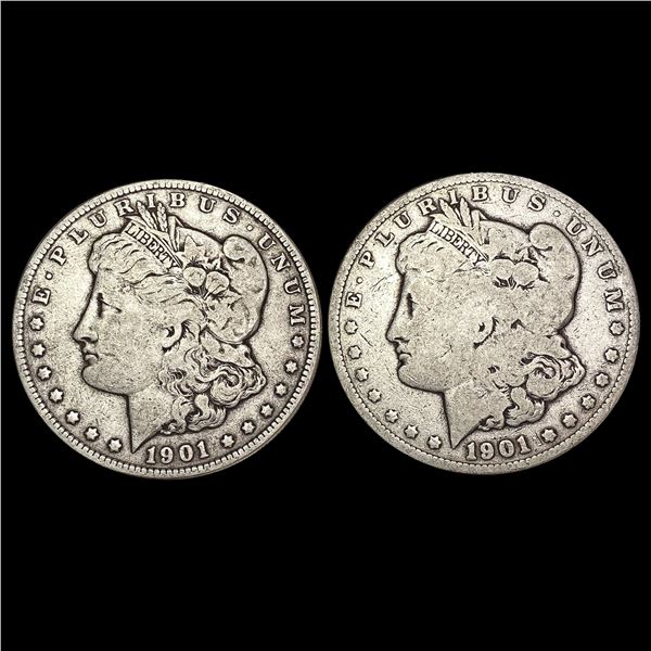 [2] 1901-S Morgan Silver Dollar LIGHTLY CIRCULATED