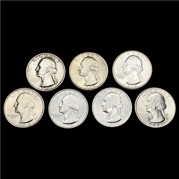 [7] 1932-1935 Washington Silver Quarter HIGH GRADE