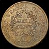 Image 2 : 1806 Sm.6 No Stems Draped Bust Half Cent NEARLY UNCIRCULATED