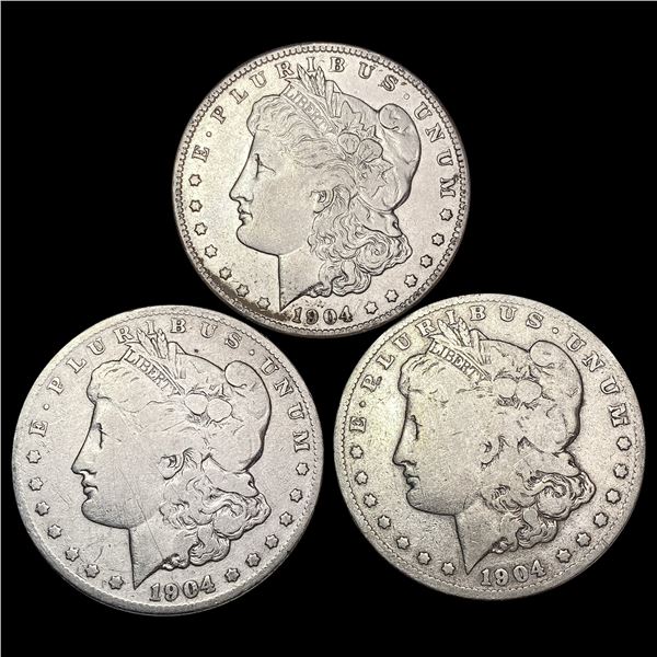 [3] 1904-S Morgan Silver Dollar LIGHTLY CIRCULATED