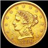 Image 1 : 1850 $2.50 Gold Quarter Eagle CLOSELY UNCIRCULATED
