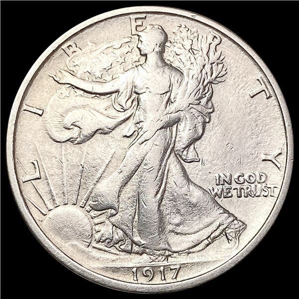 1917-S Walking Liberty Half Dollar CLOSELY UNCIRCULATED