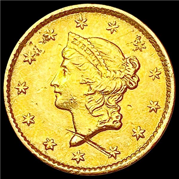 1854 Rare Gold Dollar HIGH GRADE