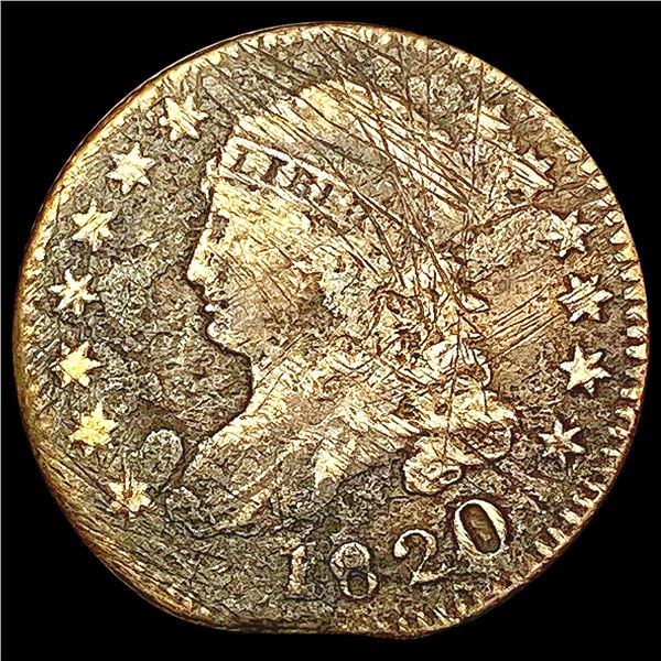 1820 Capped Bust Dime NICELY CIRCULATED