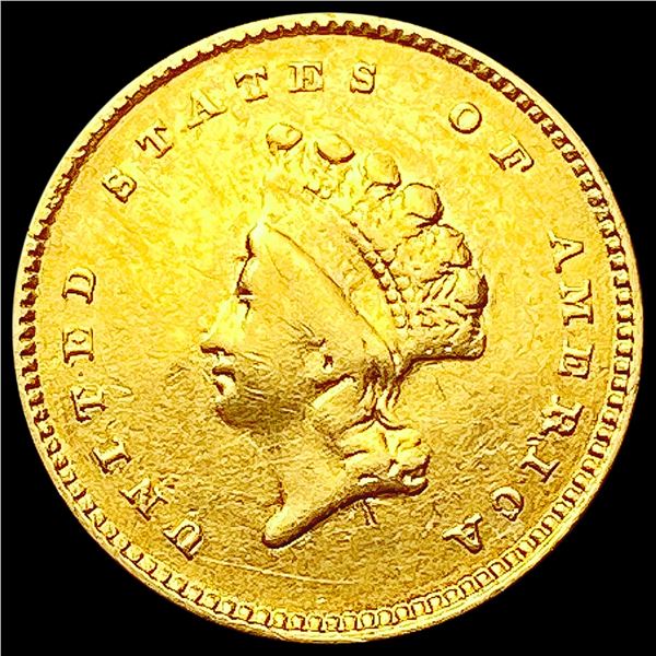 1854 Rare Gold Dollar LIGHTLY CIRCULATED