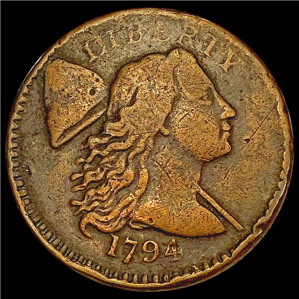 1794 Liberty Cap Large Cent NICELY CIRCULATED