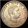 Image 1 : 1883 Kingdom of Hawaii Quarter CLOSELY UNCIRCULATED