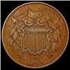 Image 1 : 1864 Small Motto Two Cent Piece CLOSELY UNCIRCULATED