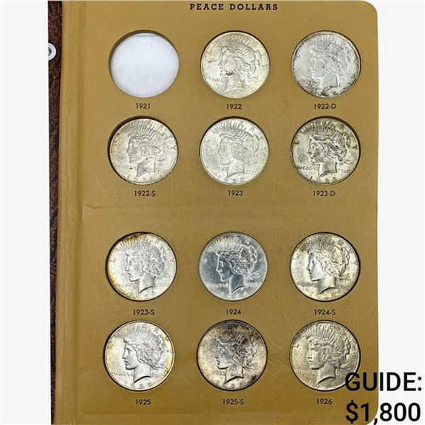 1922-1935 Peace Dollar Collection [21 Coins]