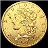 Image 1 : 1835 $5 Gold Half Eagle CLOSELY UNCIRCULATED