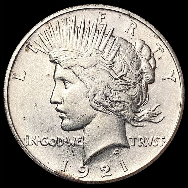1921 Silver Peace Dollar CLOSELY UNCIRCULATED