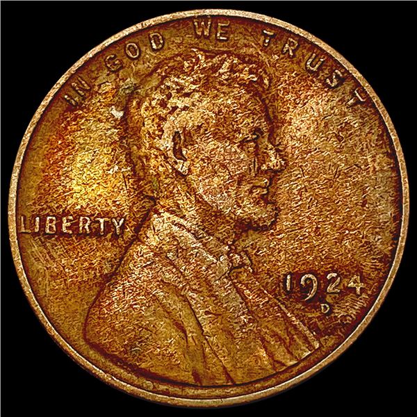 1924-D Wheat Cent NEARLY UNCIRCULATED
