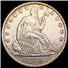 Image 1 : 1873 No Arrows Cl. 3 Seated Liberty Half Dollar CLOSELY UNCIRCULATED